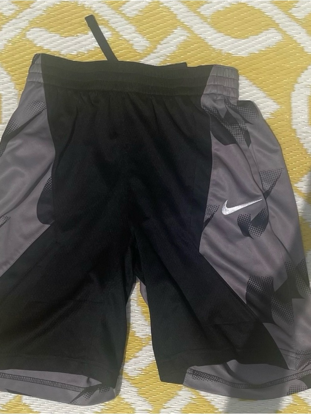 Nike Men’s Black and Gray Performance Training Shorts